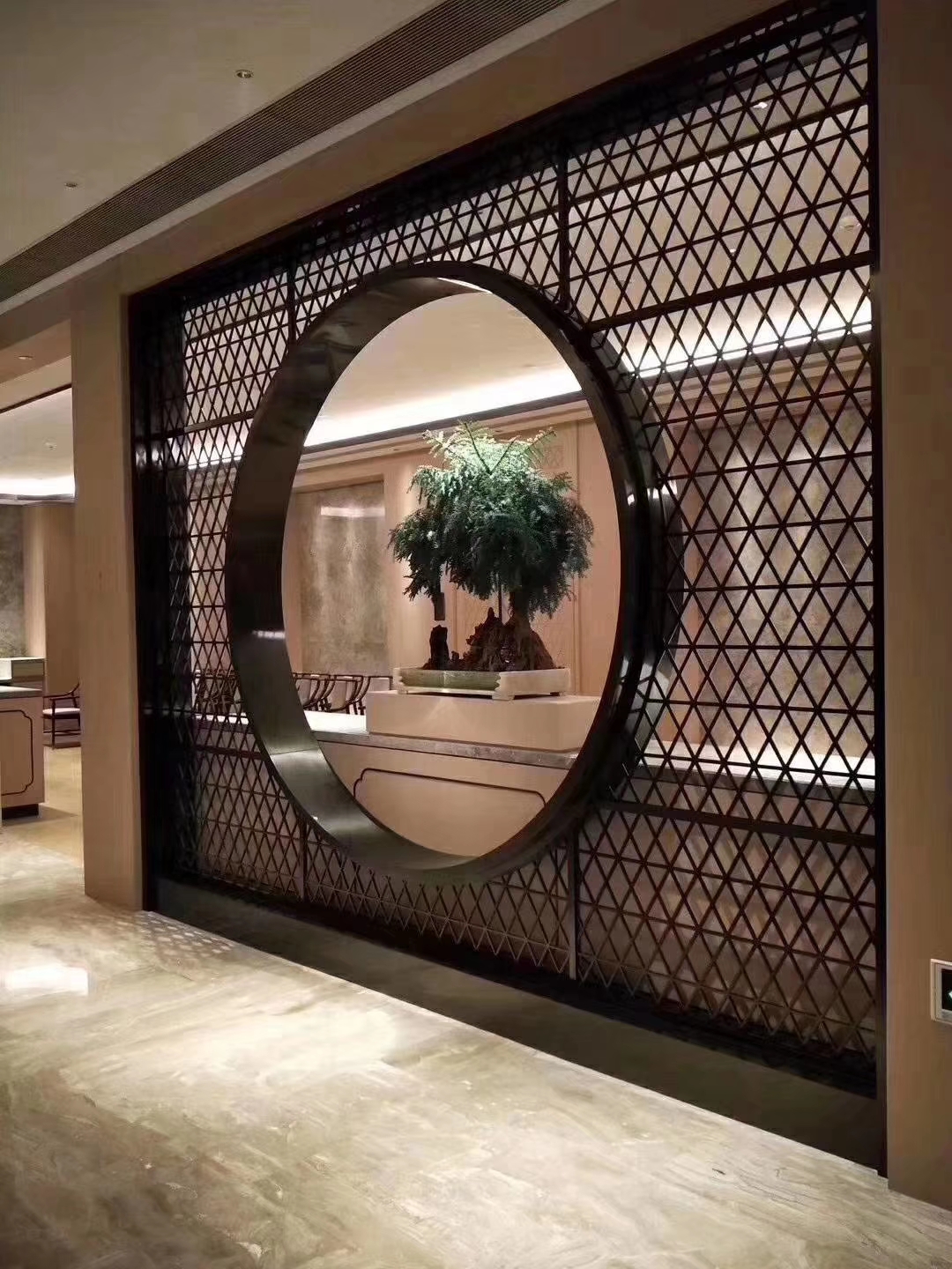 河南郑州一酒店屏风