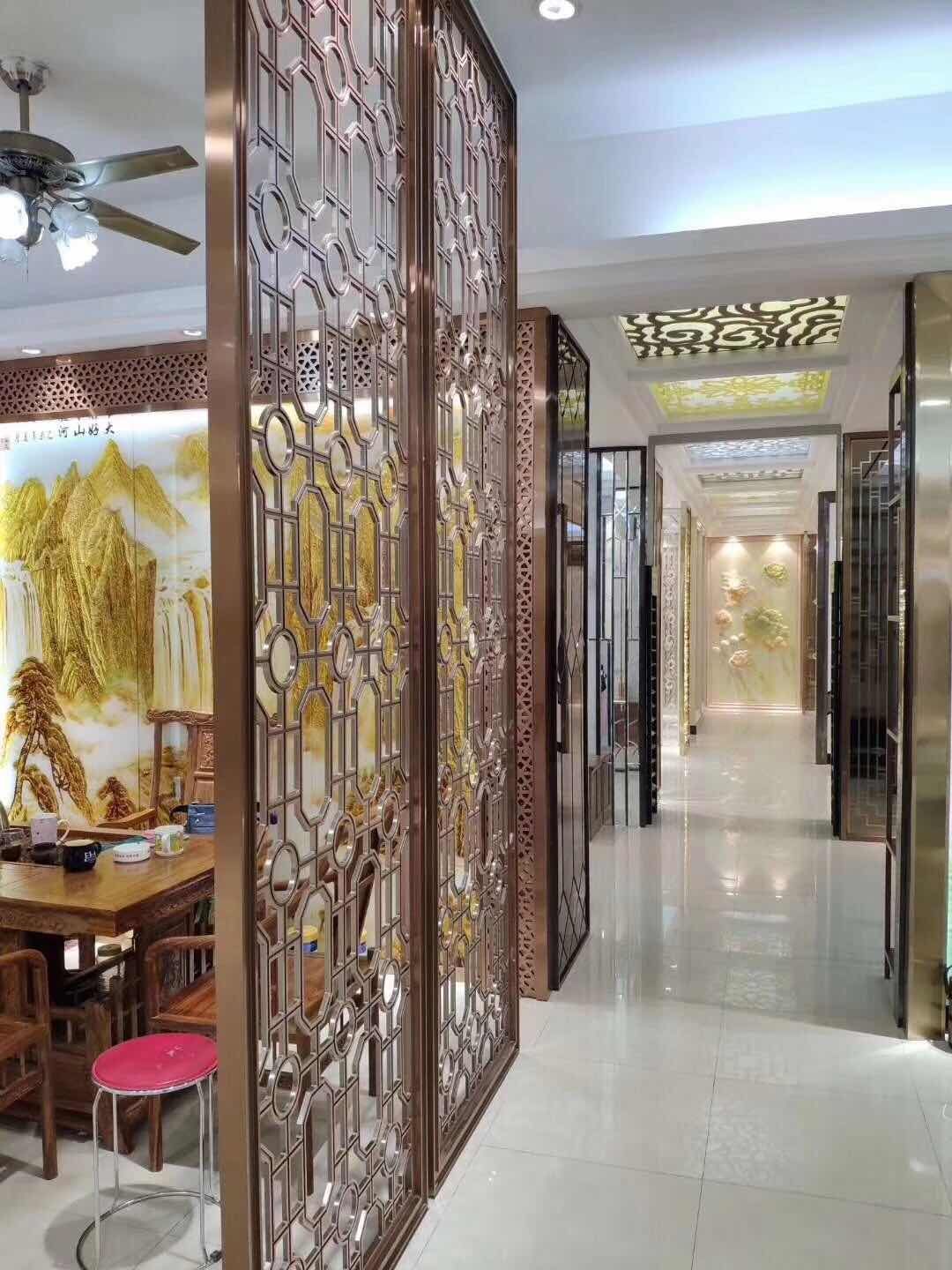 深圳某饭店屏风
